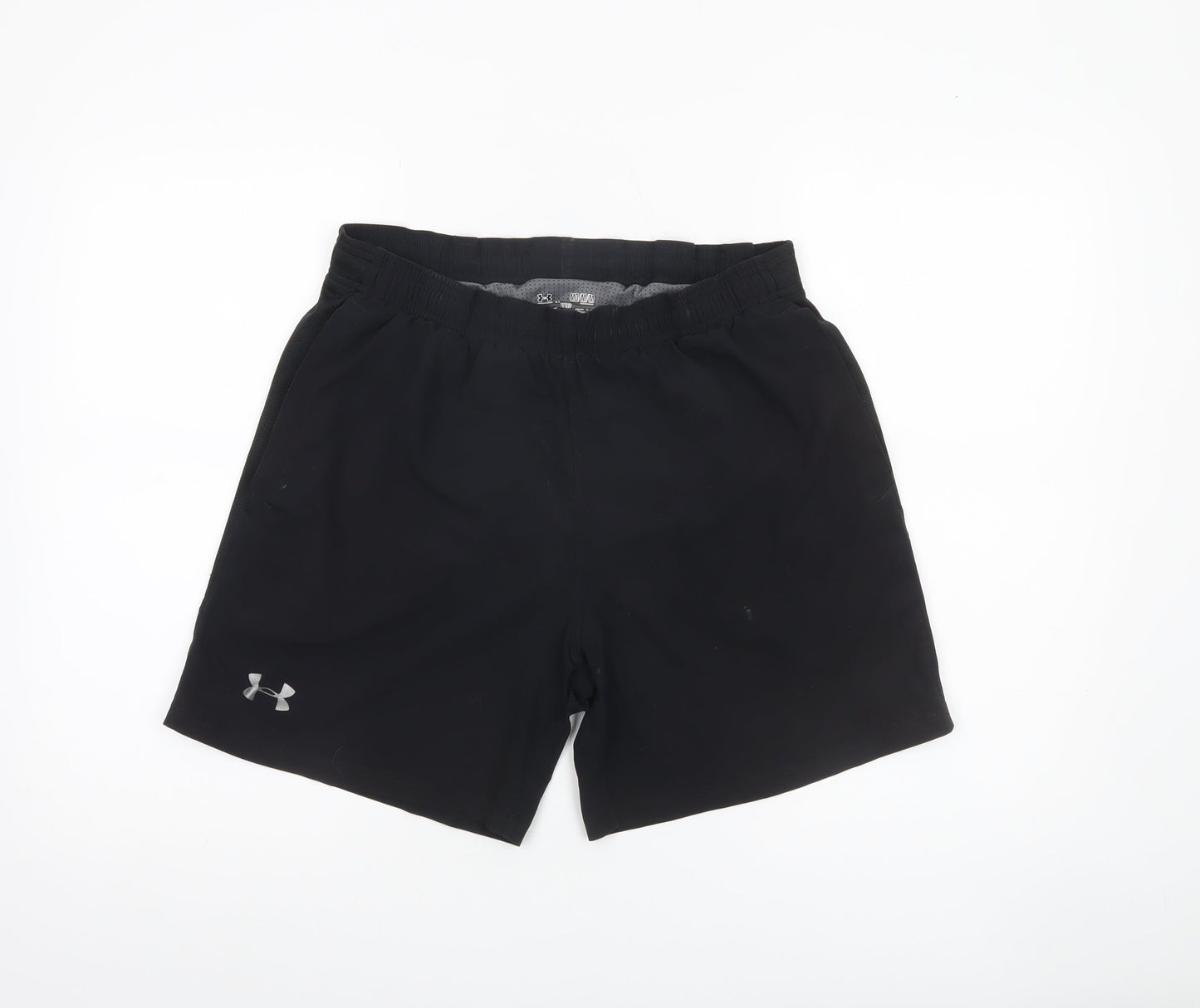 Under Armour Men’s Black Medium Athletic Shorts Gym Training