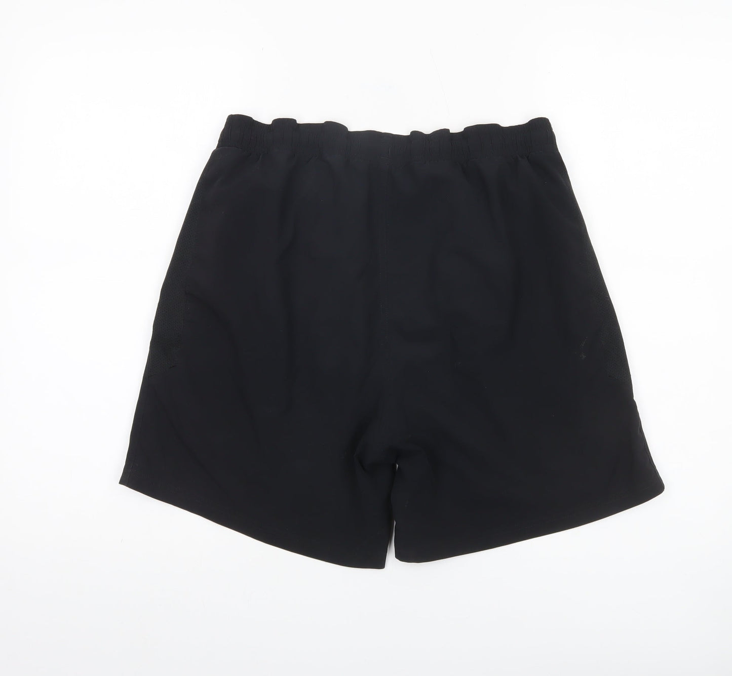 Under Armour Men’s Black Medium Athletic Shorts Gym Training