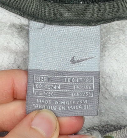 Nike Men's Grey Oregon Track Hoodie Size L Pullover Sportswear