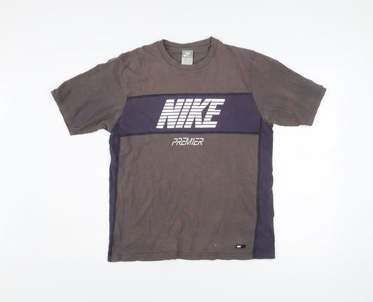 Mens UK Size M Nike Grey Cotton T-Shirt