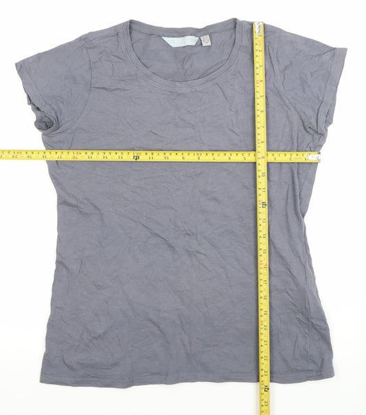Regatta Womens Grey 100% Cotton Crew Neck Short Sleeve T-Shirt UK 14