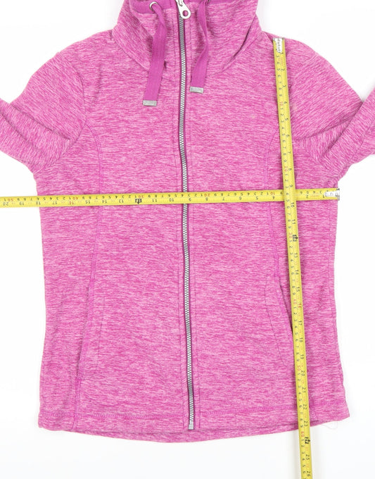Regatta Women’s Pink Fleece Mid-Length Full Zip Jacket UK 12