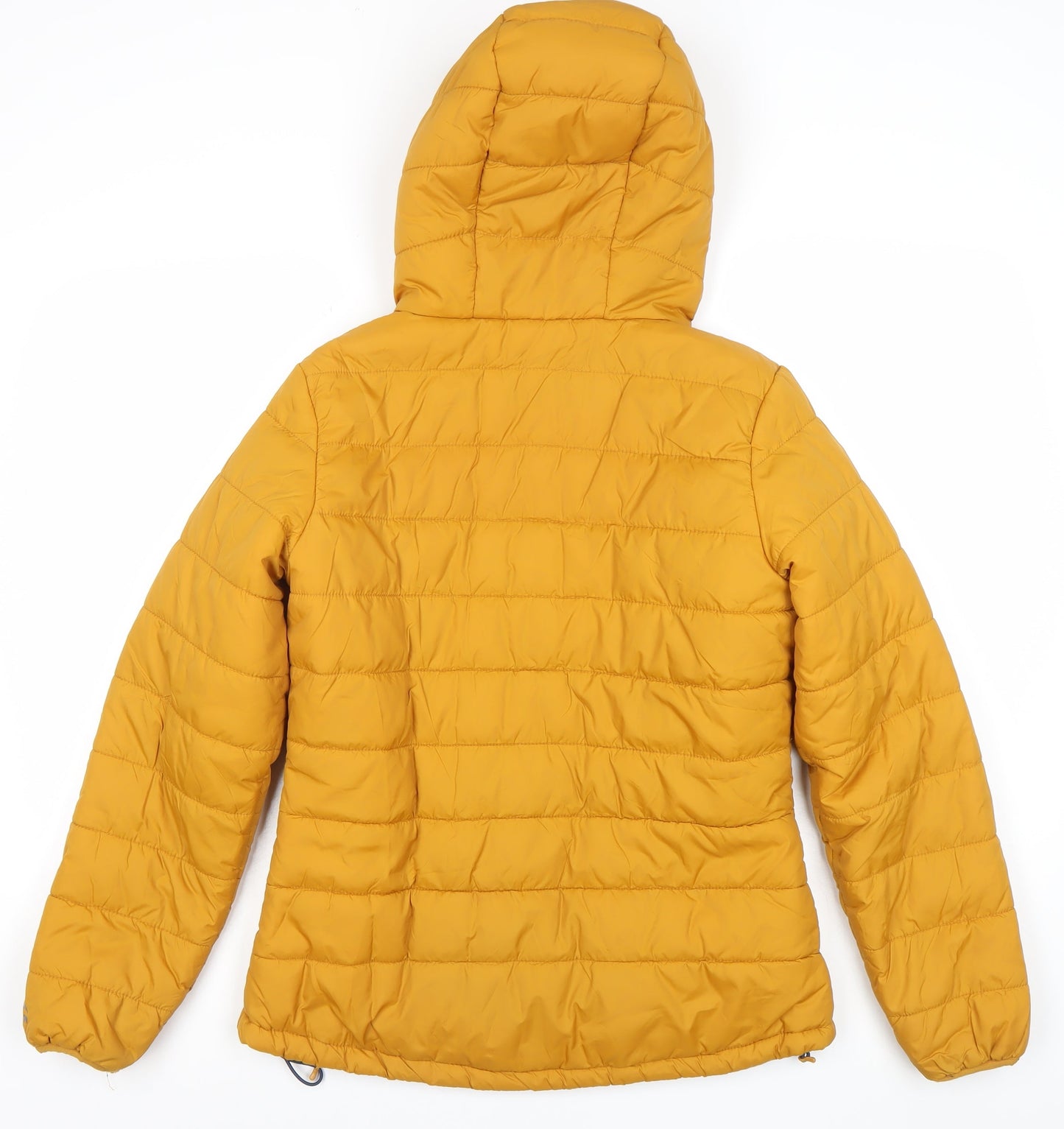 Peter Storm Women’s Yellow Hooded Puffer Jacket Size 10