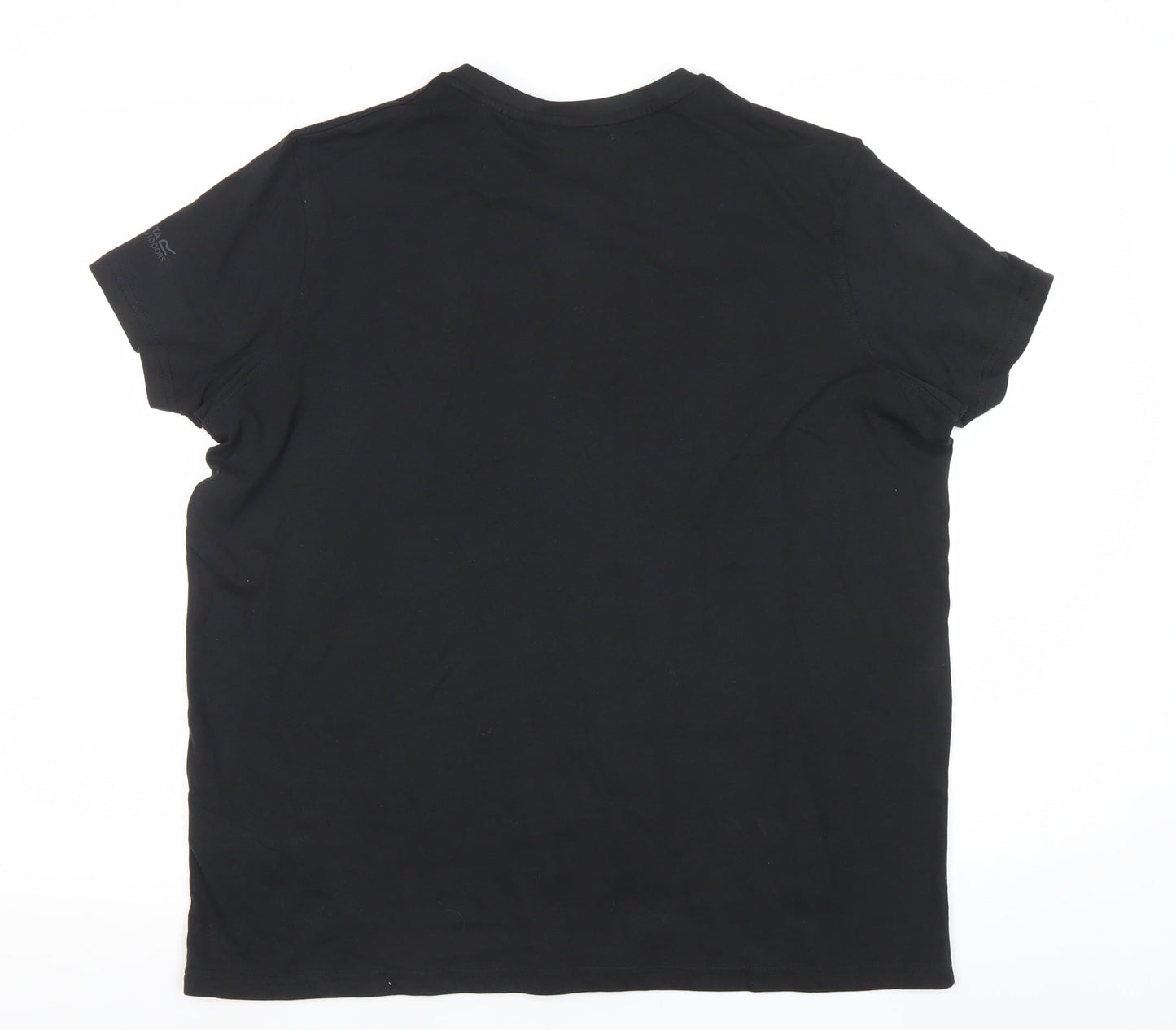 Regatta Womens Black Butterfly Print Cotton T-Shirt UK 18