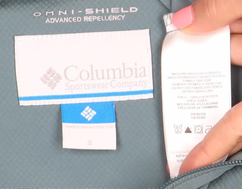 Columbia Men’s Blue Softshell Jacket S Regular Fit Outdoor Hiking