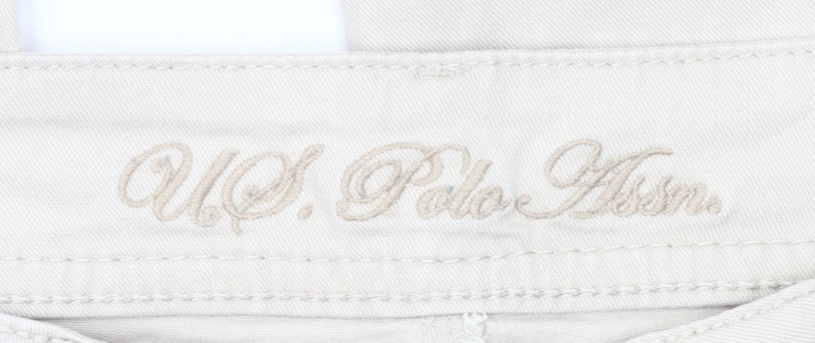 U.S. Polo Assn. Women’s Beige Straight Leg Jeans Size 10