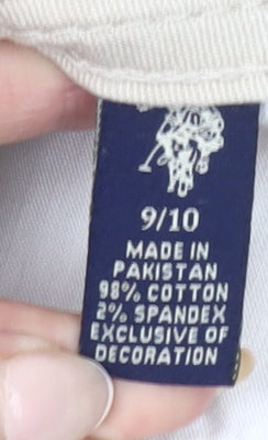 U.S. Polo Assn. Women’s Beige Straight Leg Jeans Size 10