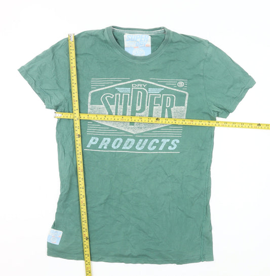 Superdry Men's Green M Graphic Print Cotton T-Shirt