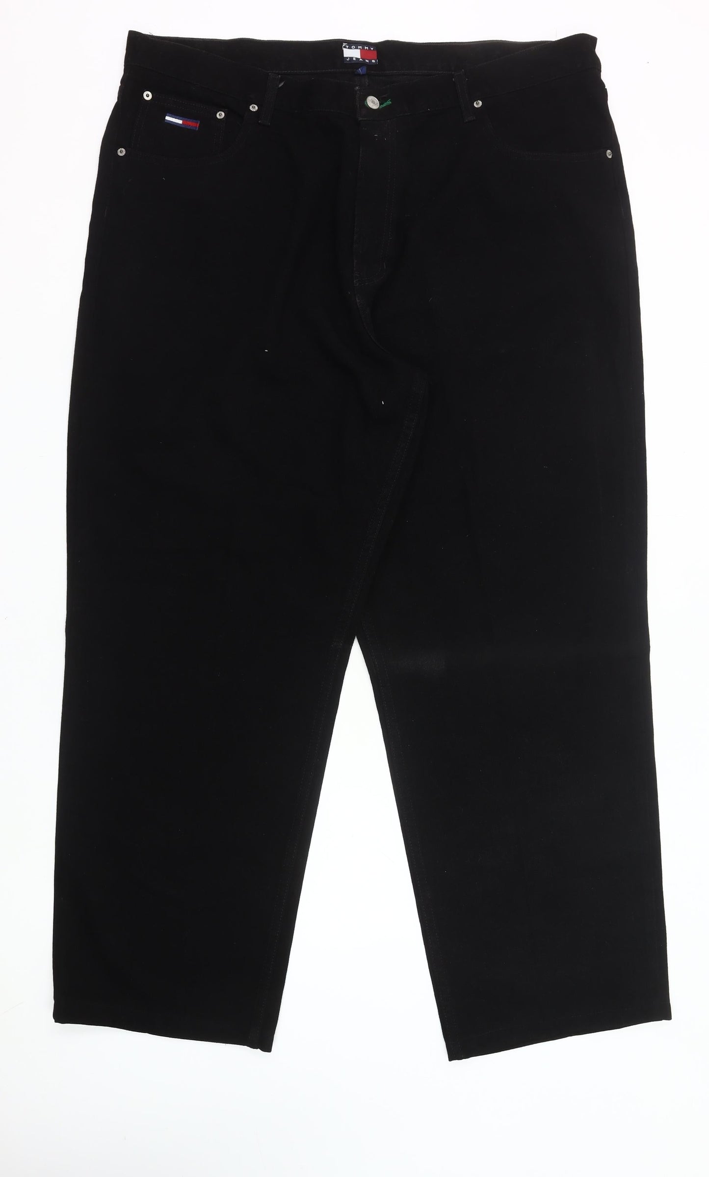 Tommy Jeans Men’s Black Straight Leg Jeans Size 42x32 Big & Tall