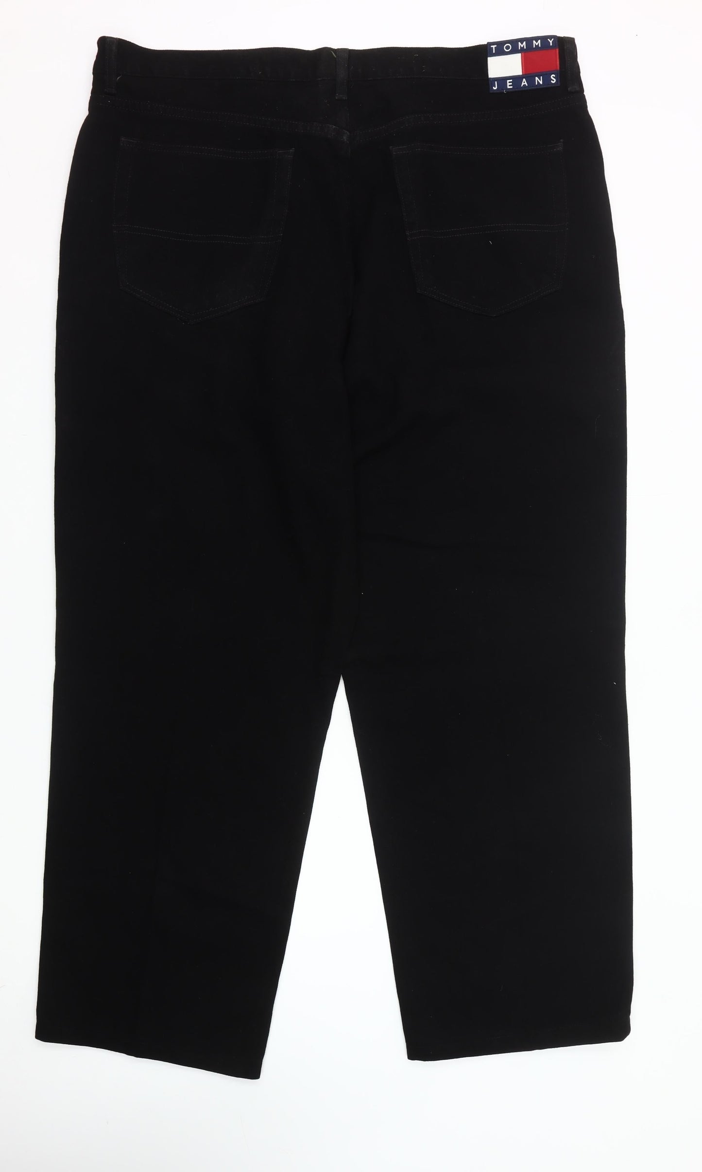 Tommy Jeans Men’s Black Straight Leg Jeans Size 42x32 Big & Tall