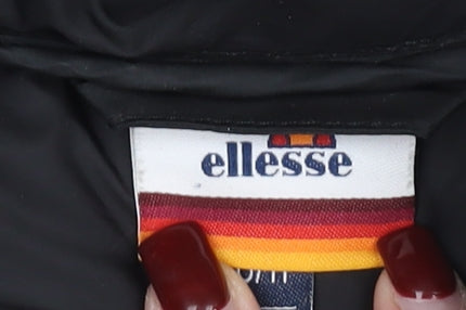 Ellesse Boys Grey Black Ombre Puffer Jacket Hooded Coat 10-11 Years