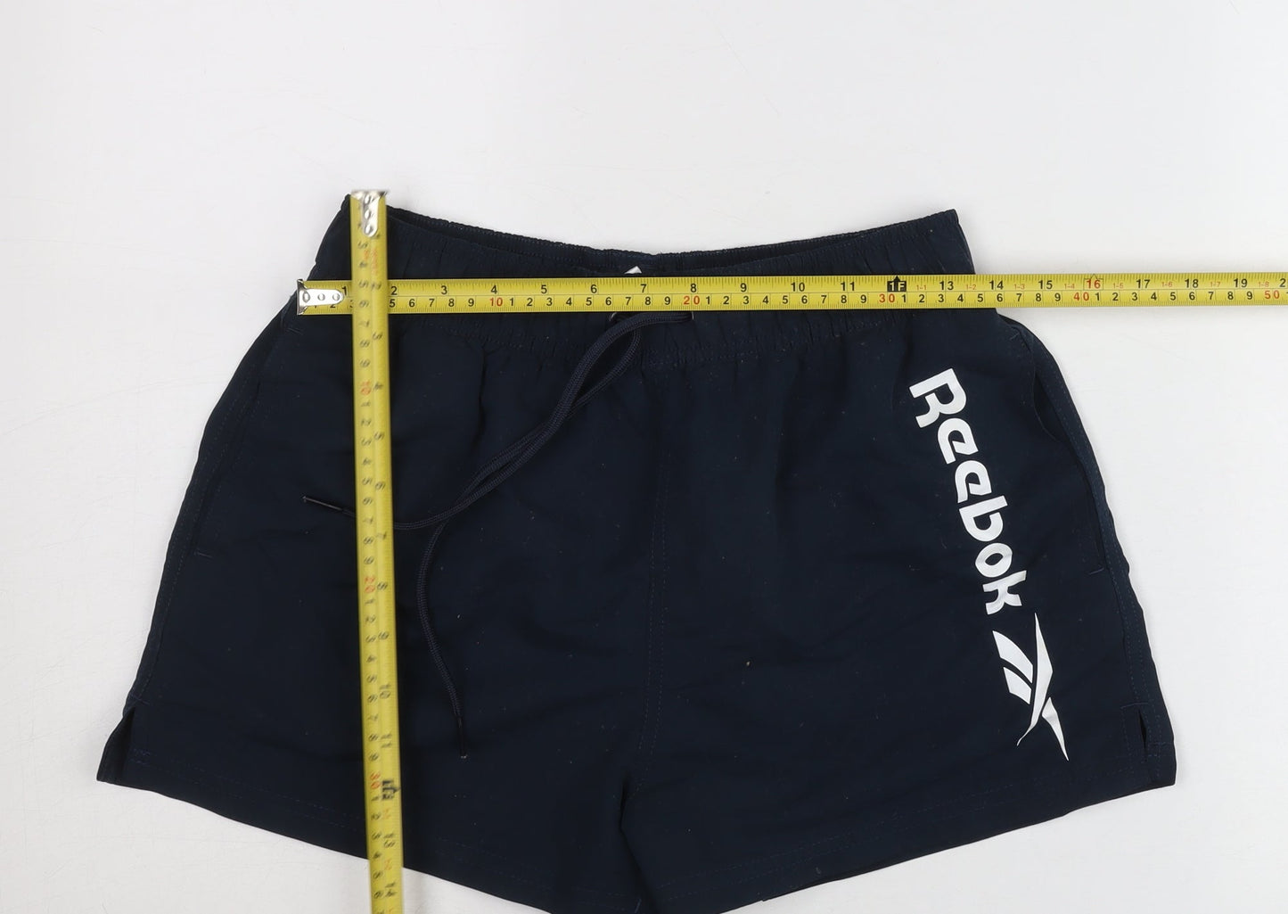 Reebok Womens Blue Sports Shorts Size S Activewear Running Gym