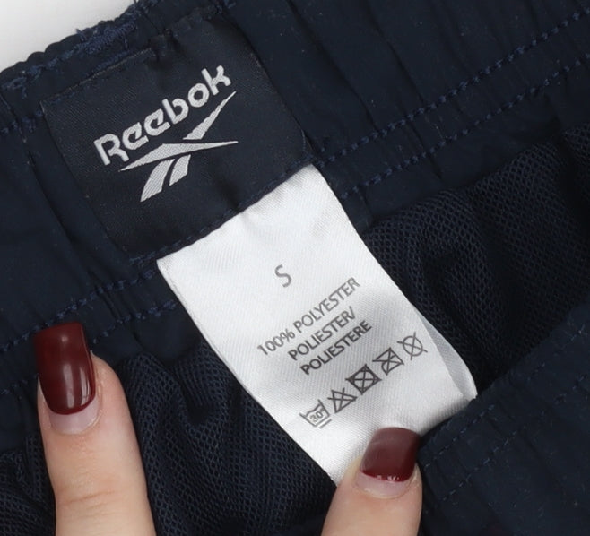 Reebok Womens Blue Sports Shorts Size S Activewear Running Gym