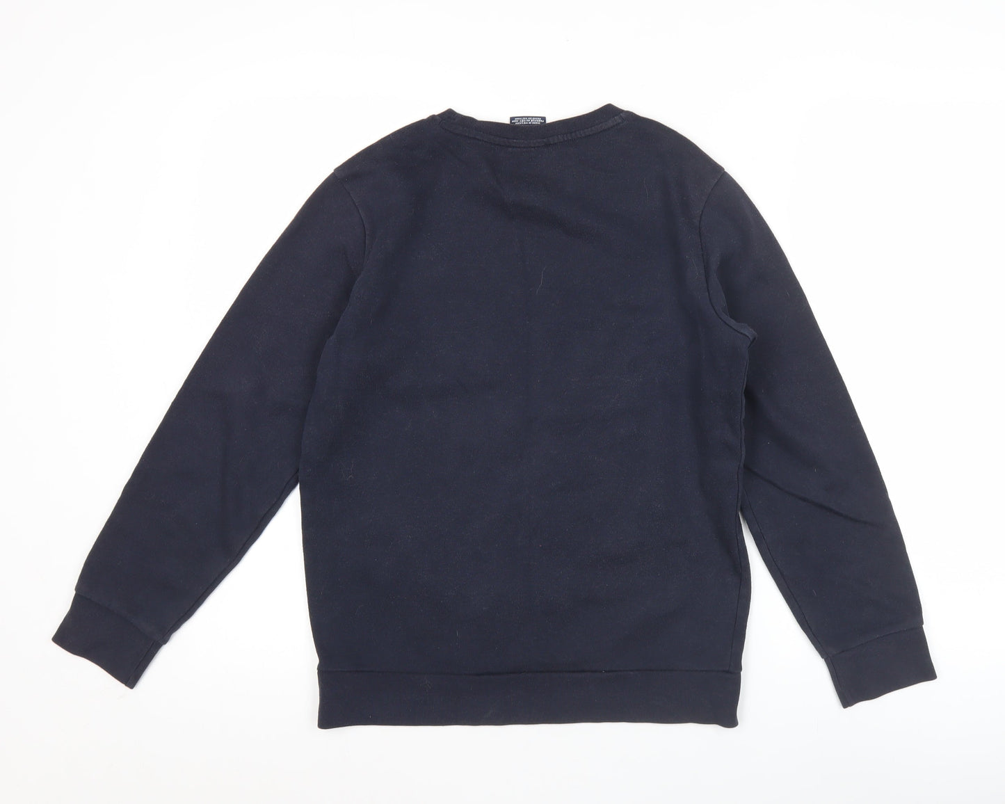 Champion Boys Black Sweatshirt 11-12 Years Logo Pullover Crew Neck