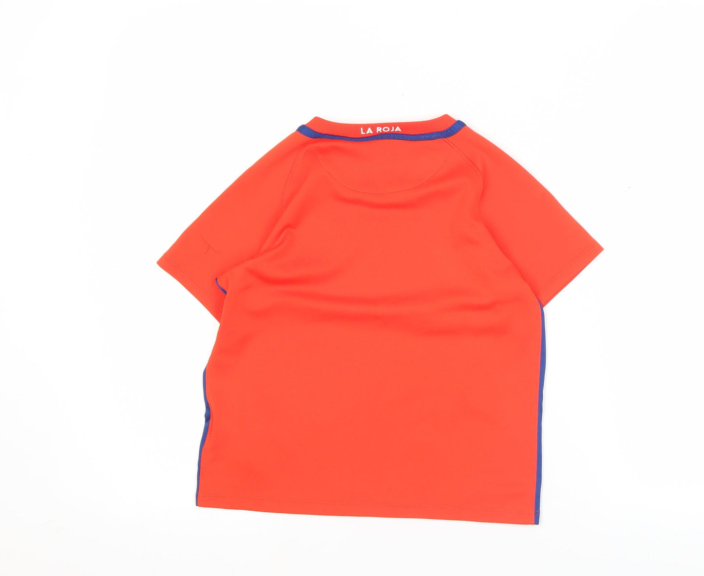 Nike Boys Red Chile Football T-Shirt Jersey L Short Sleeve Sportswear