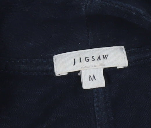Jigsaw Womens Blue Cotton Lightweight Casual Jacket Size M