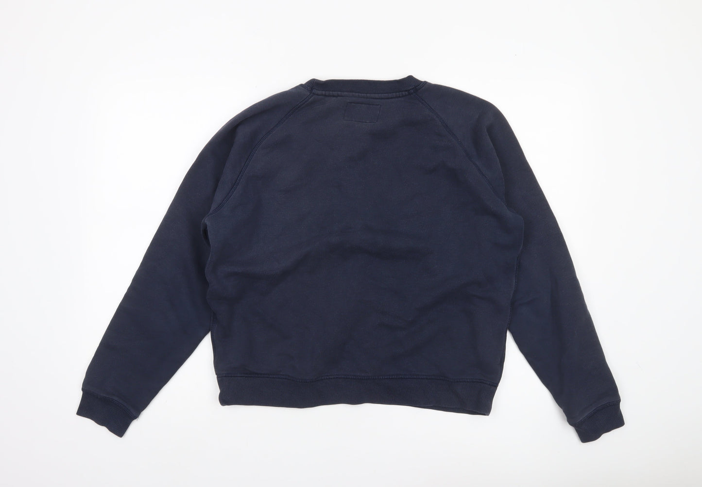 Jack Wills Women’s Navy Sweatshirt UK 10 Cotton Blend Logo