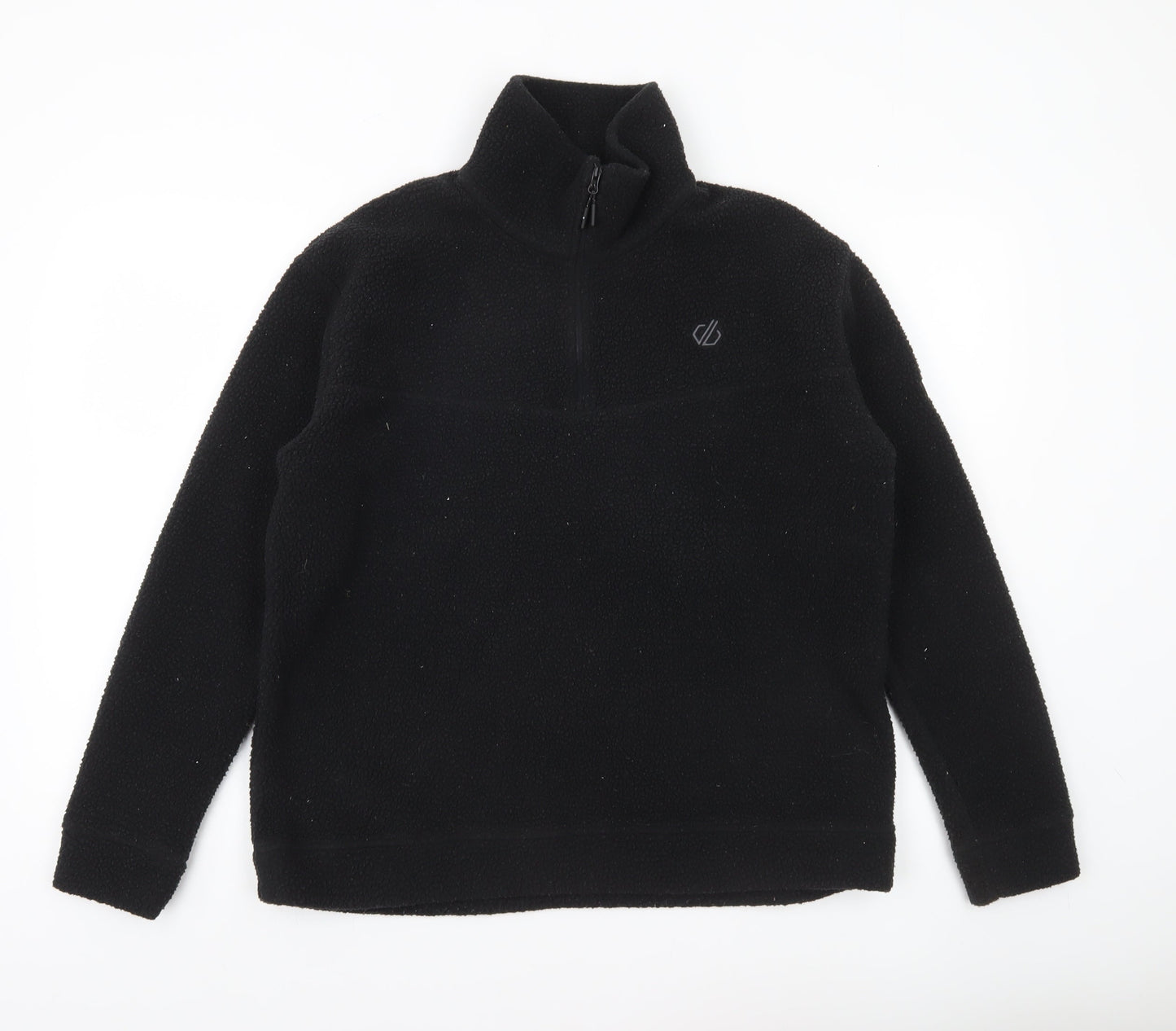 Dare 2B Women's Black Fleece Sweatshirt UK 10 1/4 Zip Outdoor