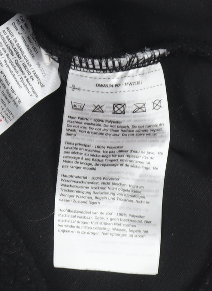 Dare 2B Women's Black Fleece Sweatshirt UK 10 1/4 Zip Outdoor