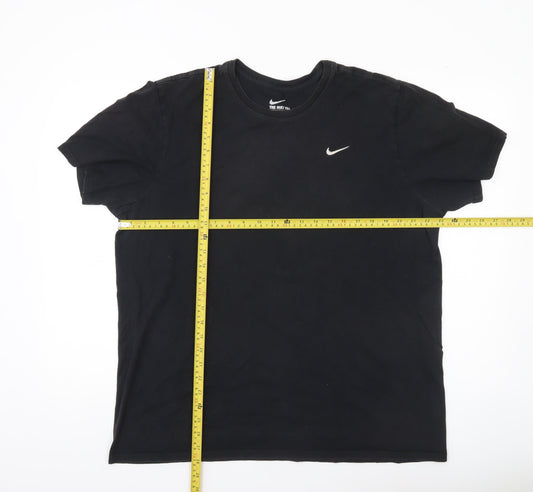 Nike Men’s Black XL Athletic Fit Crew Neck T-Shirt