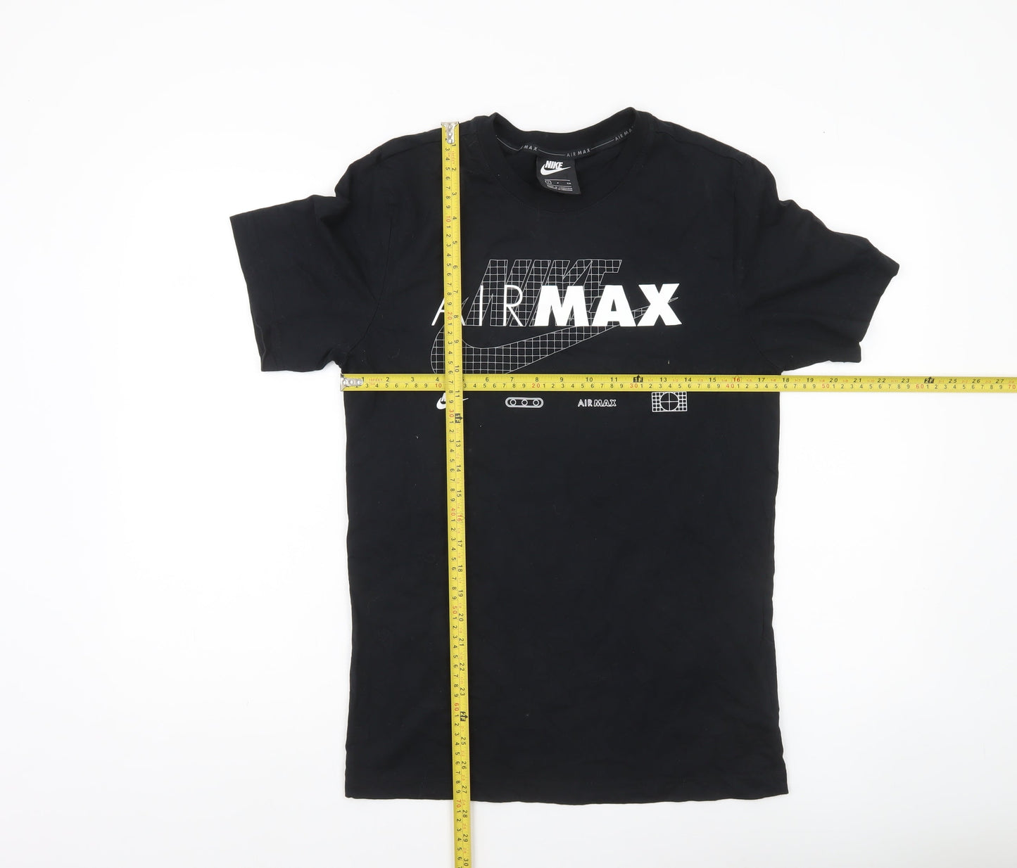 Nike Men's Black Air Max Graphic T-Shirt Size S Crew Neck
