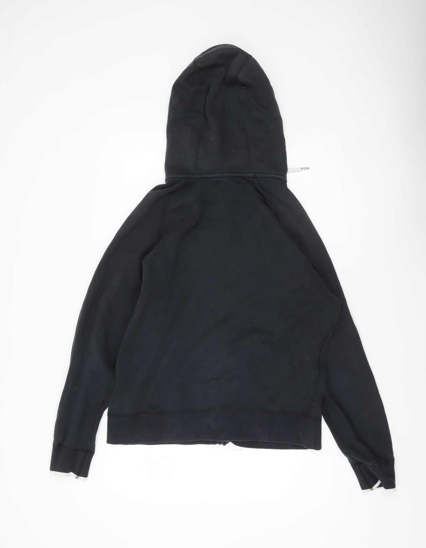 Nike Men’s Black Full Zip Hoodie M Sportswear Cotton Blend