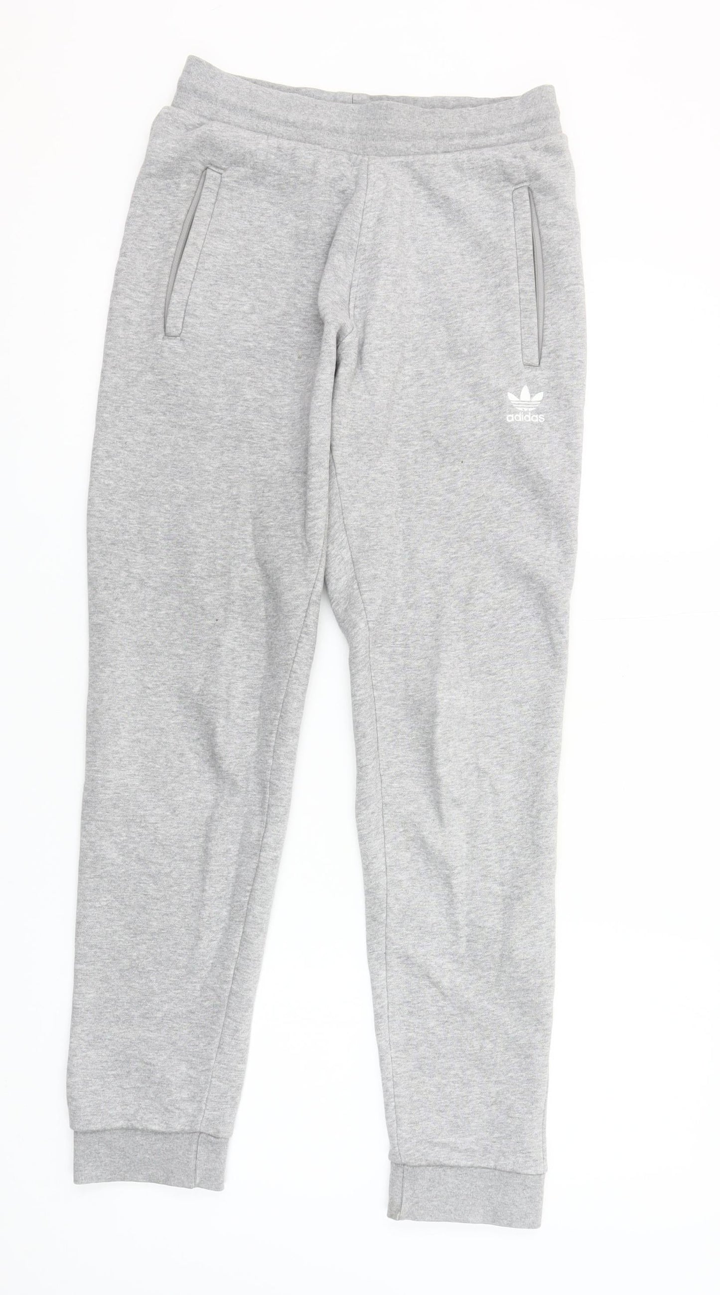 Adidas Men's Grey Jogger Sweatpants Small Regular Tapered
