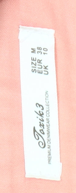 Additional view of Toxik3 Women’s Pink Skinny Jeans, size UK 10 Slim, Fit Stretch Denim