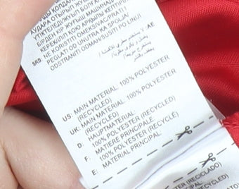 Adidas Boys Red Manchester United Football Polo Jersey 9-10 Years