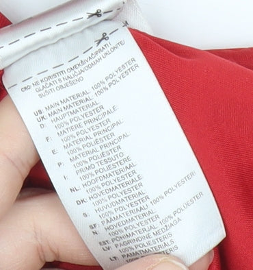 Adidas Boys Red Manchester United Football Jersey 9-10 Years Short Sleeve