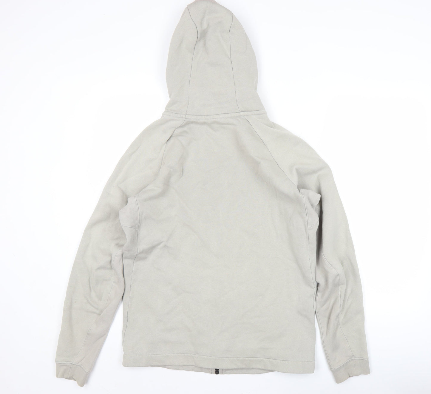 Nike Men’s Beige Small Full Zip Hoodie Jacket With Pockets