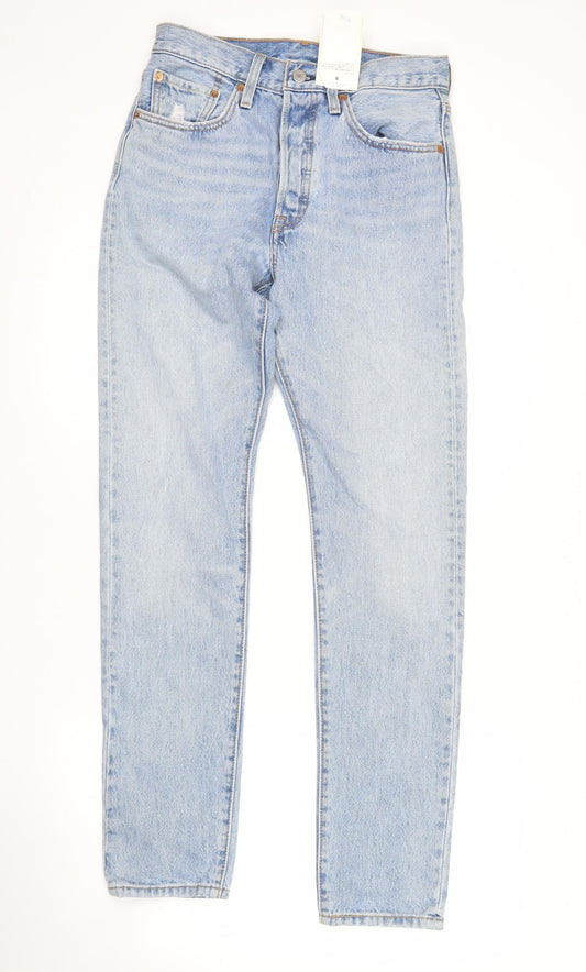 Levi's 501 Men's Blue Straight Jeans W26 L32 Denim Classic