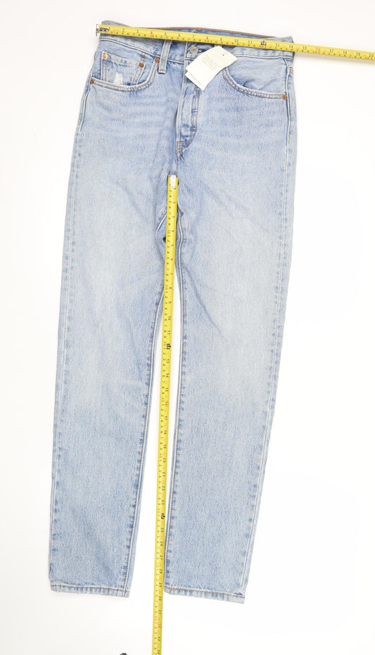 Levi's 501 Men's Blue Straight Jeans W26 L32 Denim Classic