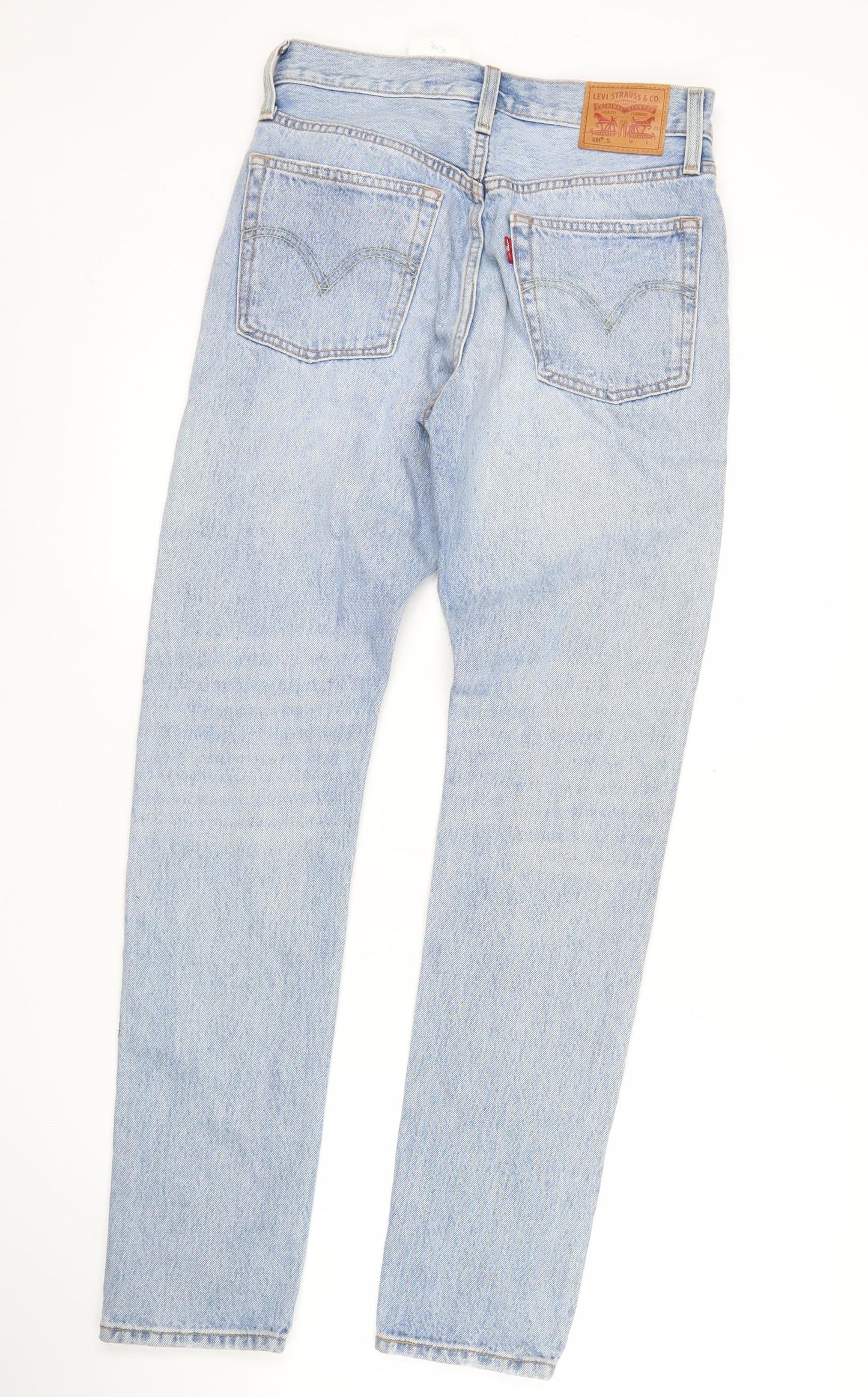 Levi's 501 Men's Blue Straight Jeans W26 L32 Denim Classic