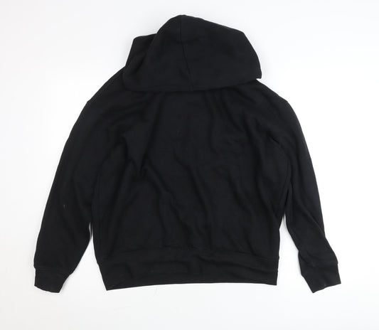 Mens UK S Regular Nike Black Pullover Hoodie