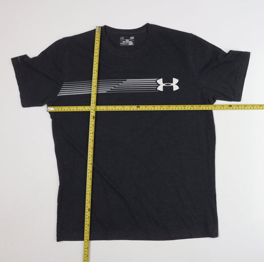 Under Armour Men's Black L HeatGear Graphic T-Shirt