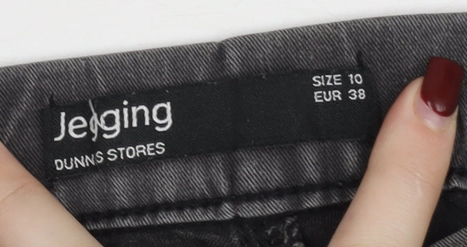 Additional view of Dunnes women’s grey, size UK 10, jegging slim fit jeans