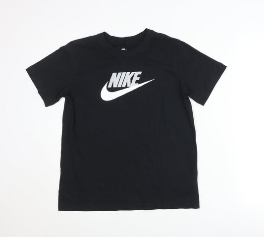 Nike Teens Black XL Graphic Logo Sports T-Shirt