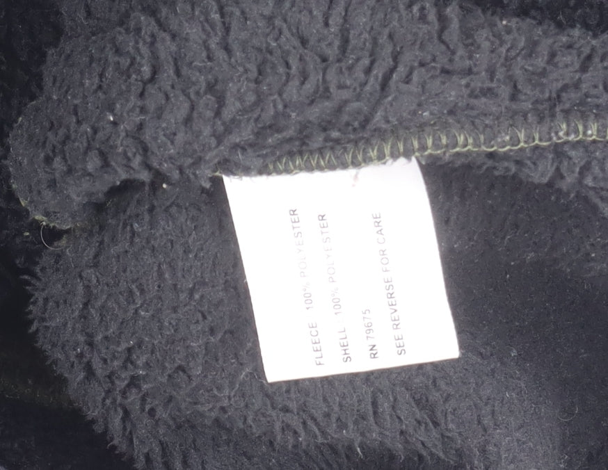 Michael Kors Men’s Green Black Fleece Hooded Jacket Size L