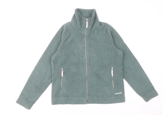 Craghoppers Women's Green Fleece Jacket Size 10 Full Zip Outdoor