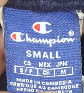Champion Womens Blue Small Jogger Sweatpants Tapered Fit