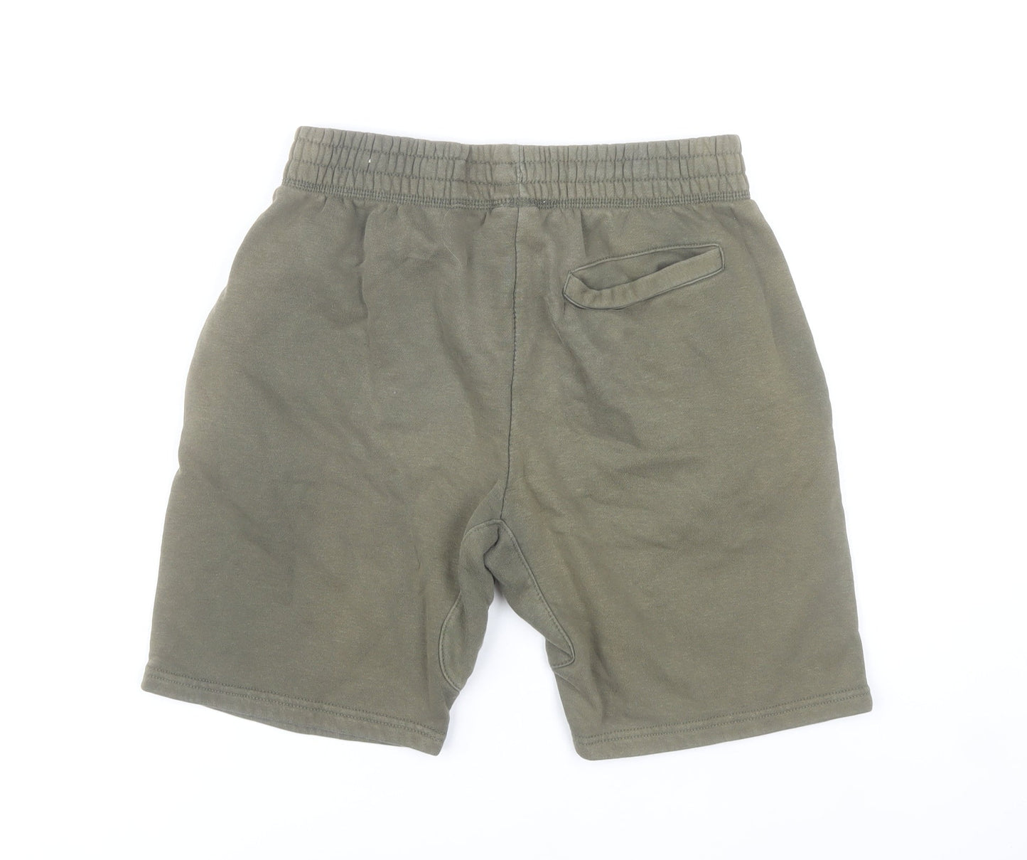 Umbro Mens Green Sweat Shorts Size M Elastic Waist Pockets