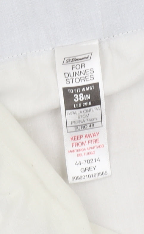 Additional view of Dunnes Men's Grey Dress Pants 38in Waist 29in Leg Regular Fit