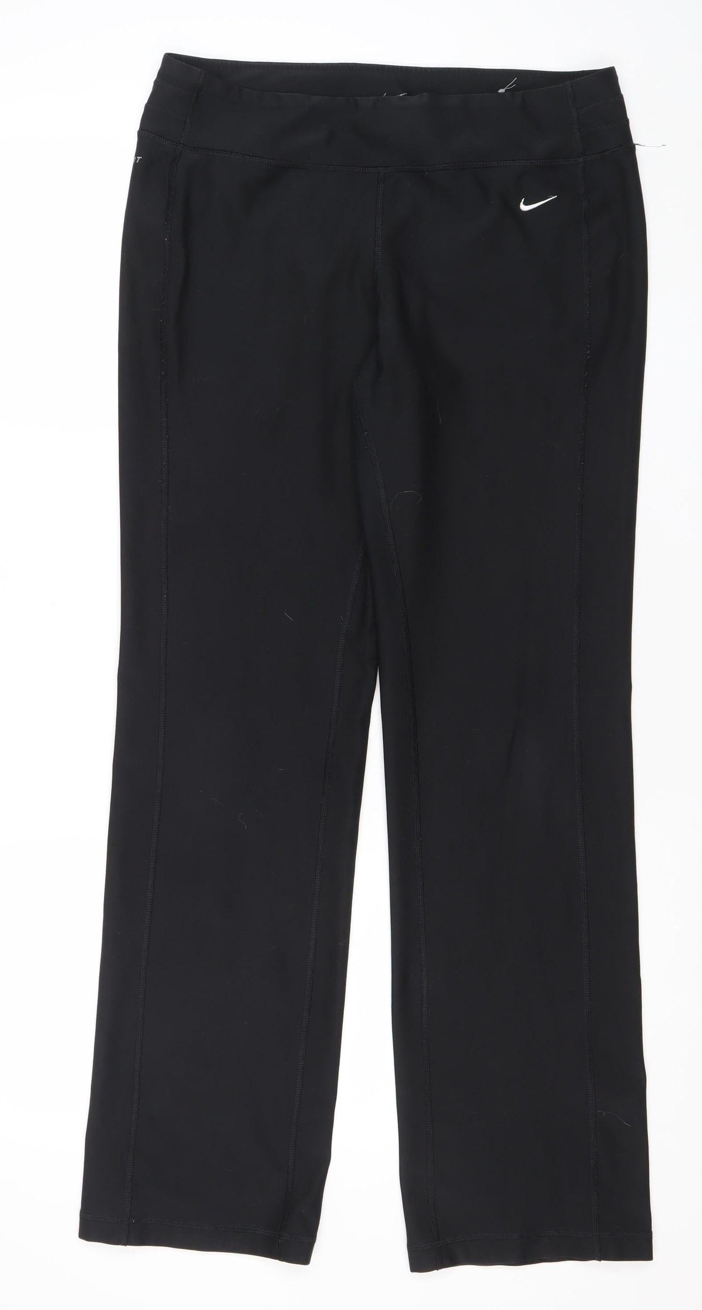 Nike Womens Black Dri-Fit Leggings Medium Slim Fit Activewear