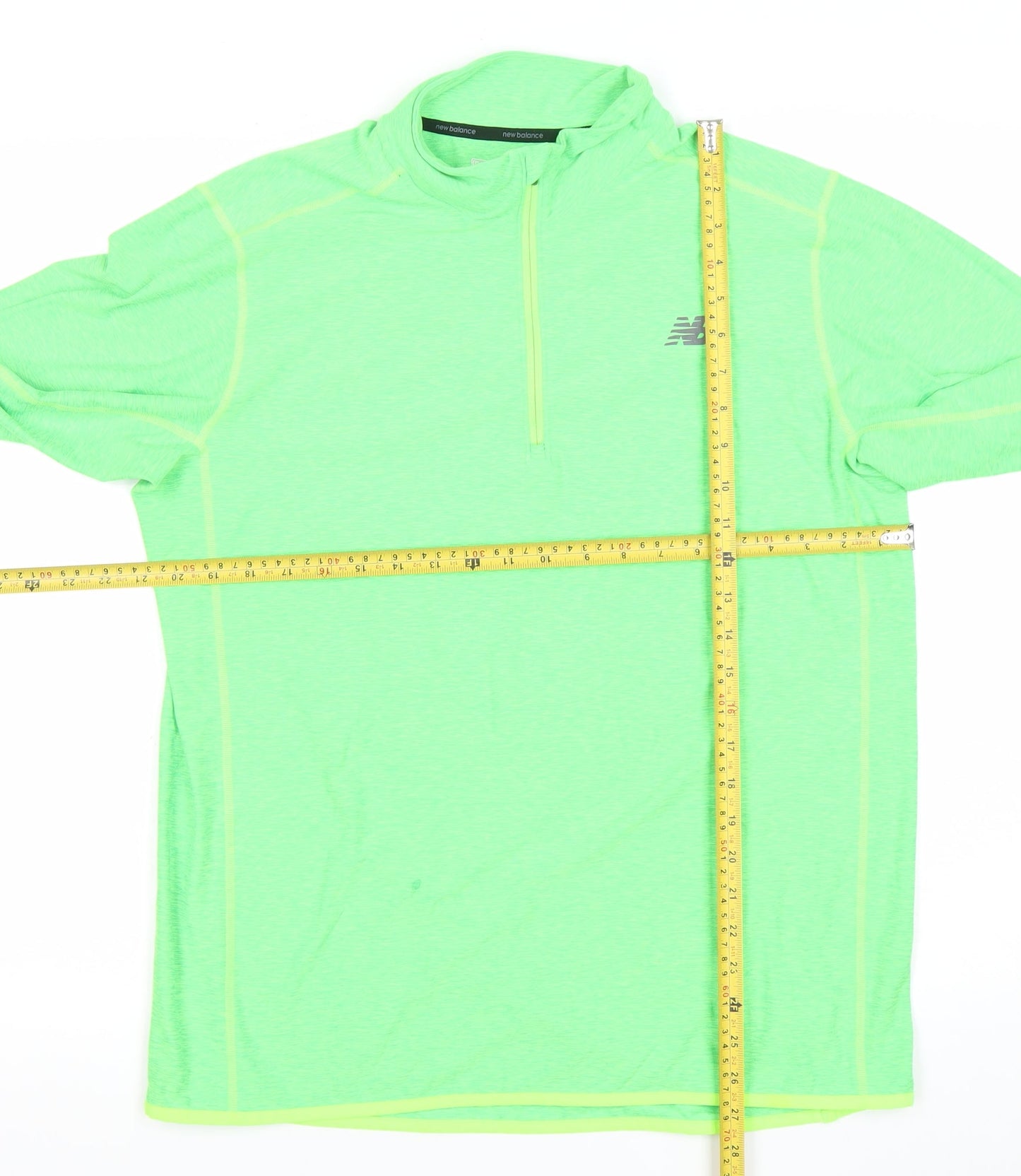 New Balance Unisex Green L Pullover Sweatshirt 1/4 Zip Sportswear