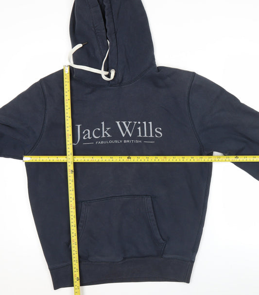 Jack Wills Men’s Blue M Classic Fit Pullover Hoodie