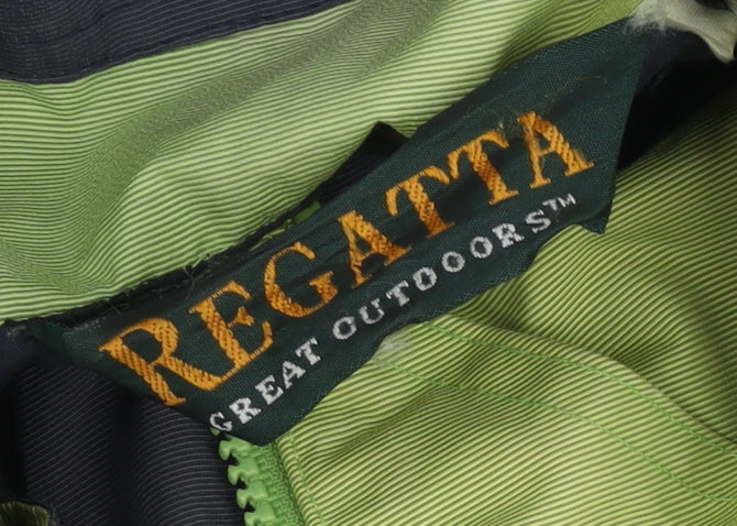 Regatta Men’s Green Waterproof Hiking Jacket Size L Outdoor Rain Coat