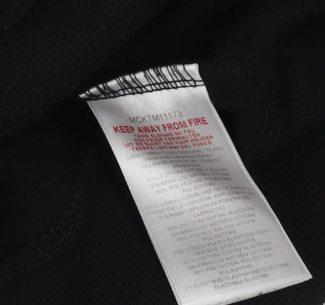 McKenzie Men's Black XL Pullover Hoodie Graphic Print Sportswear