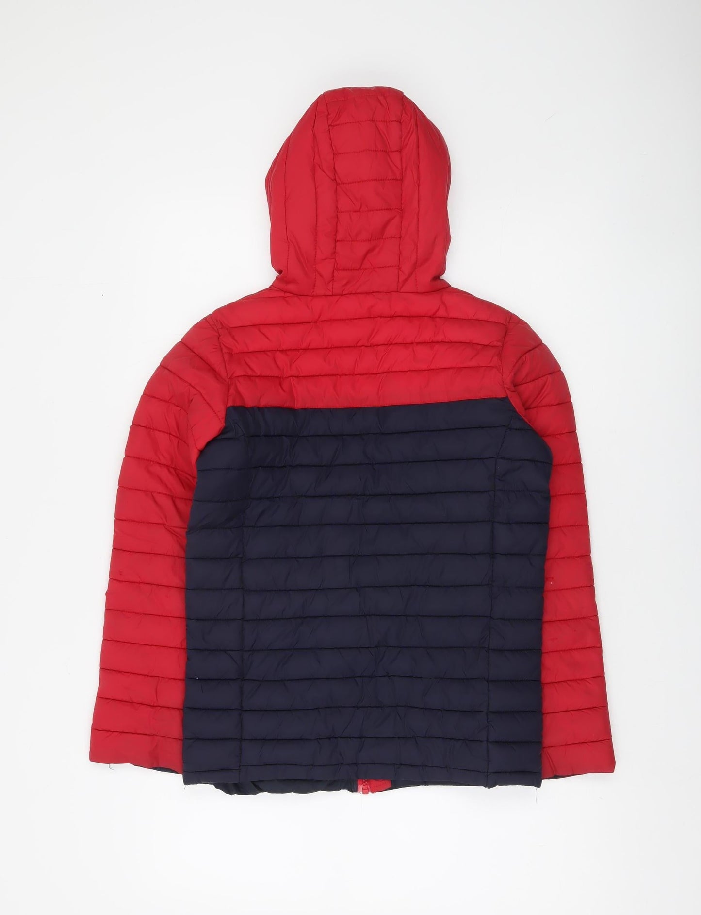 Joules Boys Red and Blue Hooded Puffer Jacket 11-12 Years