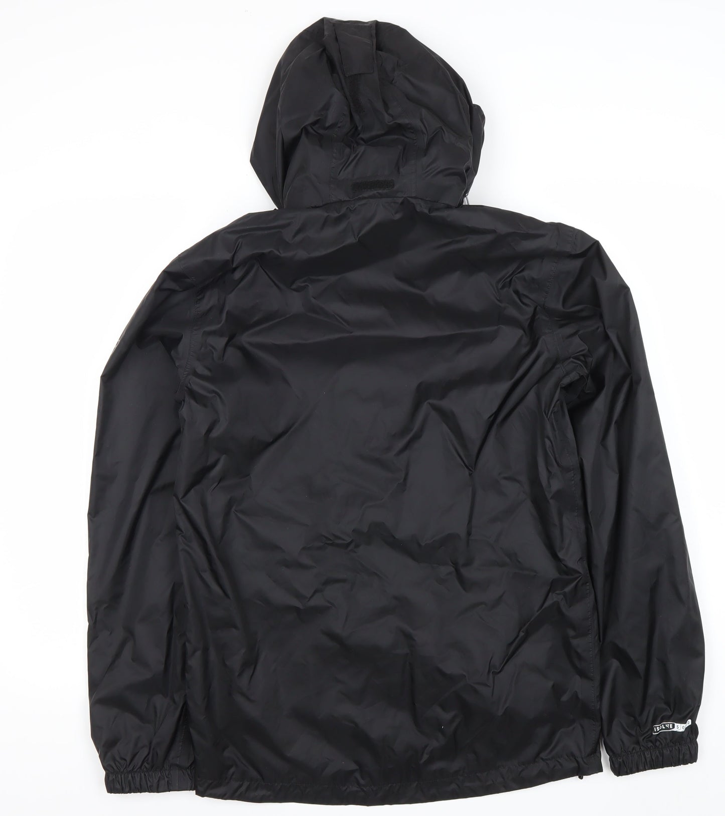 Regatta Men's Black Waterproof Hooded Rain Jacket Size S